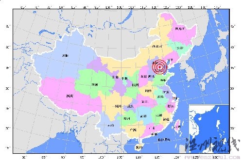 唐山4.1級地震震源深度13公里 天津北京有震感