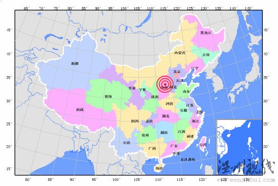 山西陽曲縣發(fā)生4.6級地震太原市區(qū)震感明顯