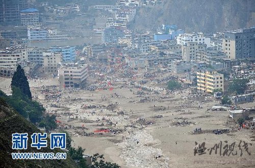舟曲地質(zhì)災(zāi)害遇難人數(shù)升至1117人 災(zāi)區(qū)社會(huì)功能正恢復(fù)