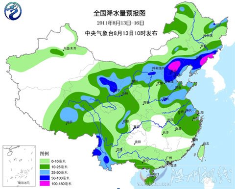 北方近期多雨水光顧 30℃范圍迅速收縮