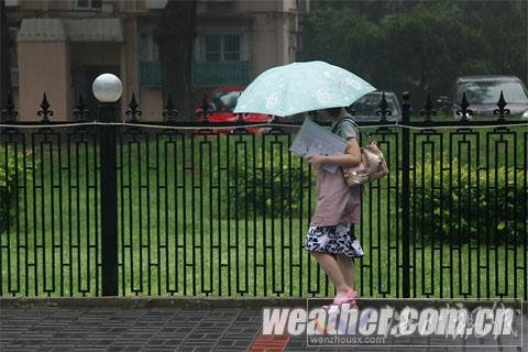 北京今天下午陰有陣雨