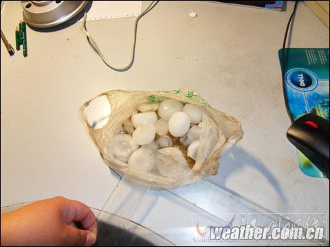 青海多地遭雹災(zāi) 冰雹最大直徑達60毫米