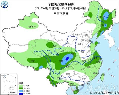 未來三天西北地區(qū)及四川盆地有強(qiáng)降雨