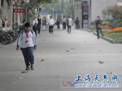 上海今日起暫別晴好天氣 局部地區將有小雨