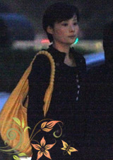 袁莉夜里獨自一人駕車外出 車子和人發生刮擦袁莉親民友善耐心解決