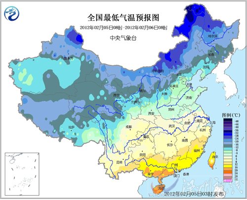 全國大風降溫預(yù)報圖