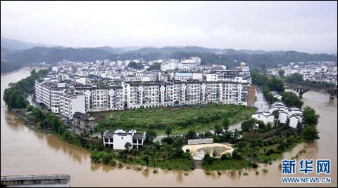 江西贛江中上游水位緩慢下降 降雨29日結束