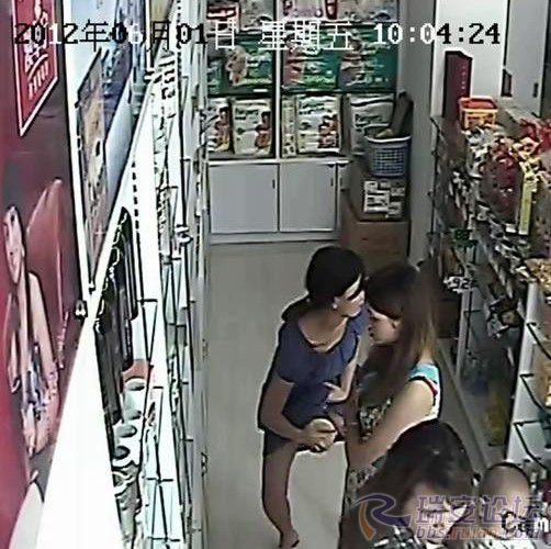 女賊偷奶粉藏內褲