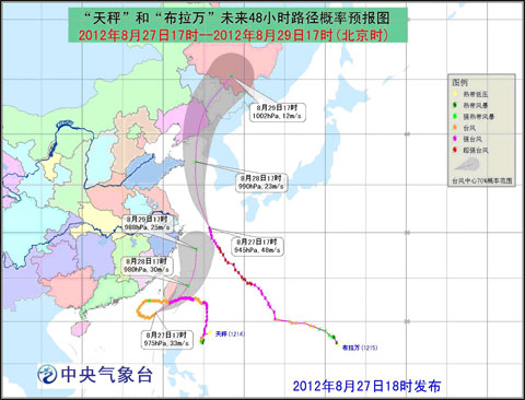 臺風布拉萬路徑