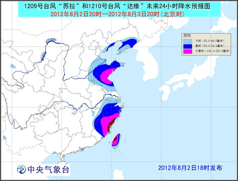 臺(tái)風(fēng)紅色預(yù)警：蘇拉達(dá)維即將登陸