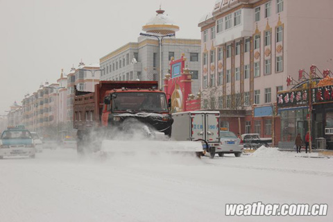 呼倫貝爾降雪