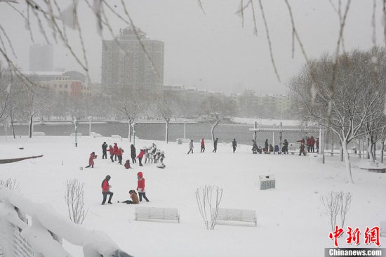 黑龍江鶴崗暴雪