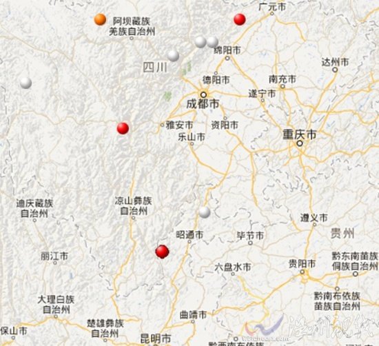 2013年2月19日巧家縣地震寧南縣地震