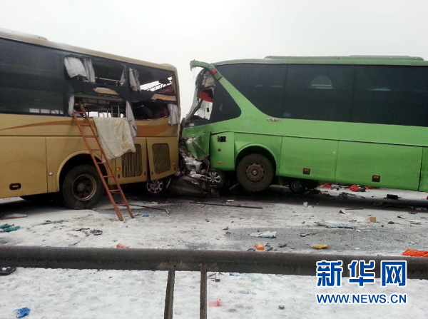 常德常張高速車禍現場