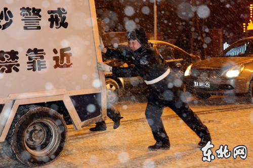 哈爾濱2月28日大雪