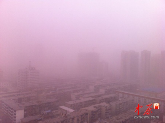 鄭州天氣沙塵暴