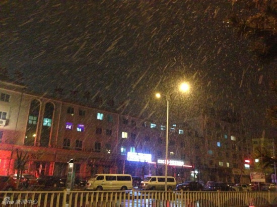 3月18日北京延慶下雪