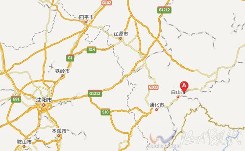 吉林江源區八寶煤礦瓦斯爆炸位置