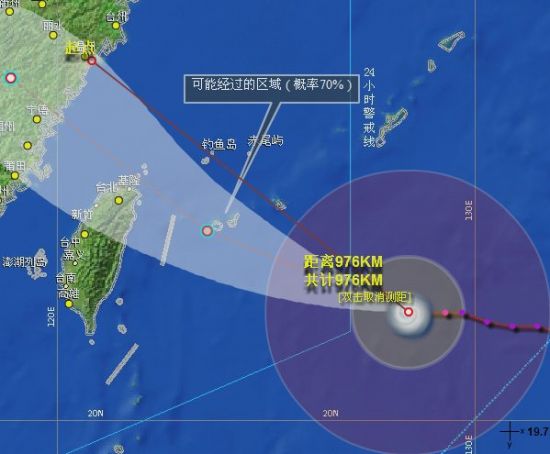 超強(qiáng)臺(tái)風(fēng)蘇力路徑：超強(qiáng)臺(tái)風(fēng)蘇力可能正面襲擊溫州