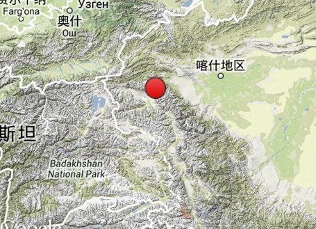 新疆阿克陶縣地震