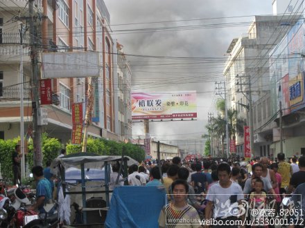 汕頭谷饒火災(zāi)現(xiàn)場圖片