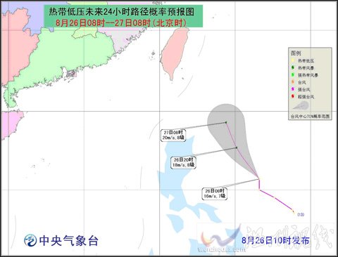 最新熱帶低壓路徑