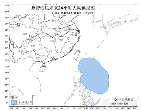 未來菲律賓沿海風力預報