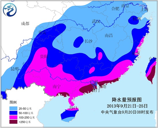降水預(yù)報(bào)圖