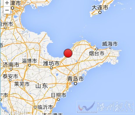 山東煙臺萊州地震