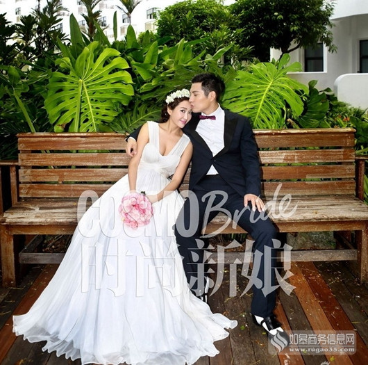 嚴(yán)寬杜若溪結(jié)婚照