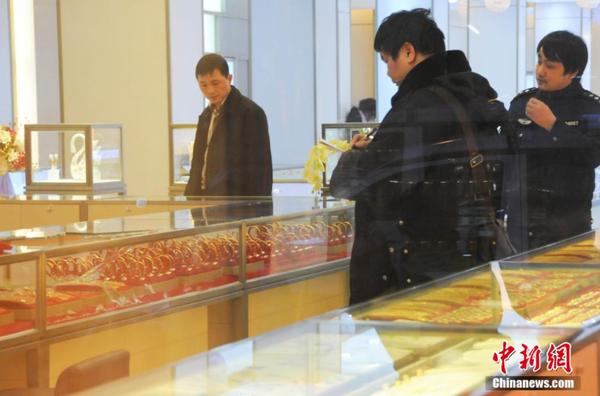 南寧發生金店劫案