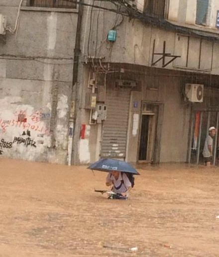 廣東惠州暴雨 惠州5月16日暴雨5小時(shí)下了往年3個(gè)月雨量