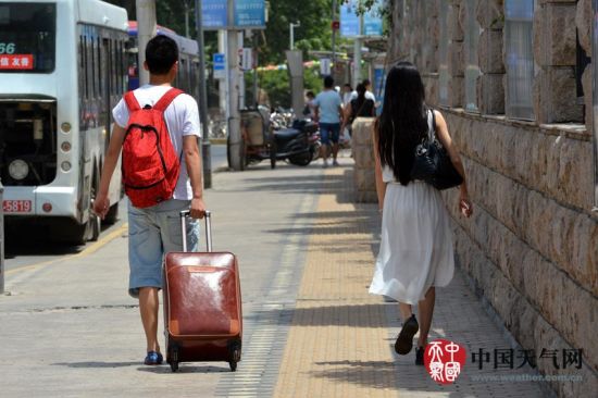 鄭州入夏后迎來高溫日，5月20日最高溫36.5℃。