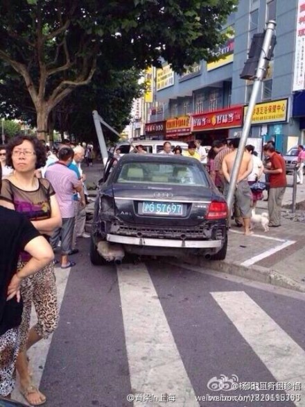 上海永泰路車禍現場