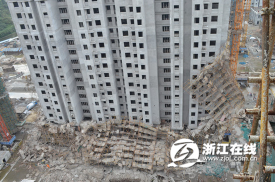 寧波北侖區(qū)一工地坍塌事故