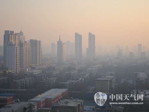 河北今早霾再度回歸 未來三天持續