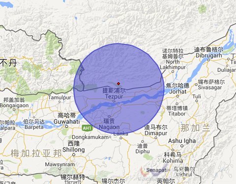 2015年4月17日西藏山南地區錯那縣4.1級地震