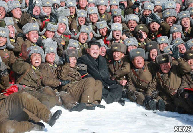 金正恩登上白頭山