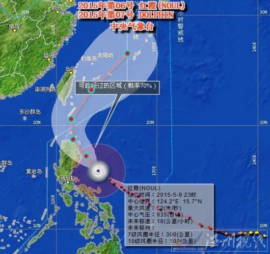 紅霞臺風