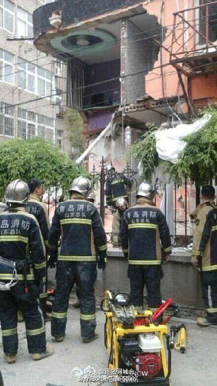 青島喜眾連鎖概念酒店液化氣爆炸