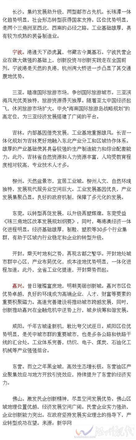 2025年全國最富的城市名單