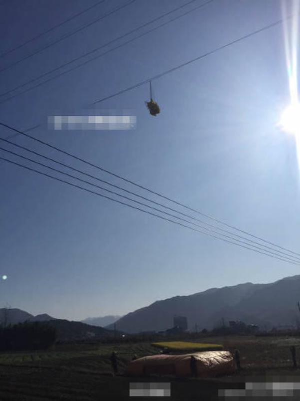 男子玩滑翔傘遇險(xiǎn)