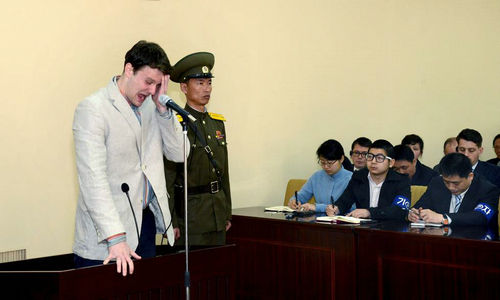 朝鮮判處美大學生