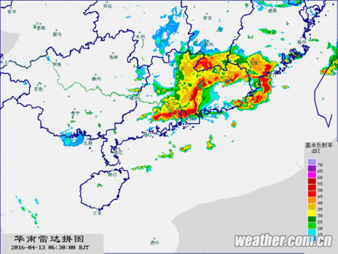 颮線掃過廣東珠三角 深圳佛山等現雷雨大風
