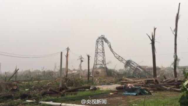 江蘇鹽城龍卷風冰雹強對流天氣已造成51人死亡