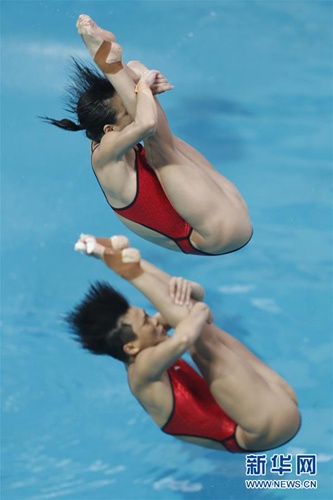 雙人3米跳水奪冠