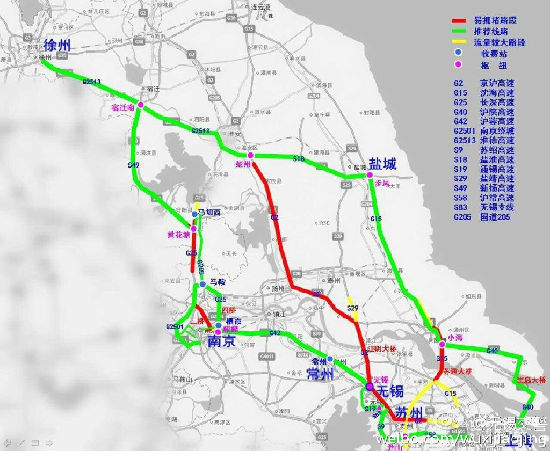 春節返程繞行線路
