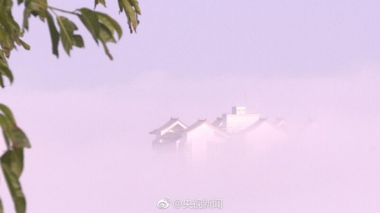 重慶現平流霧美景