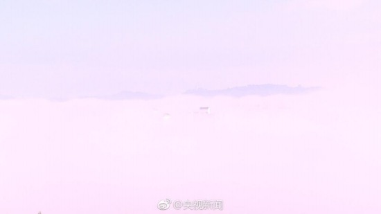 重慶現平流霧美景
