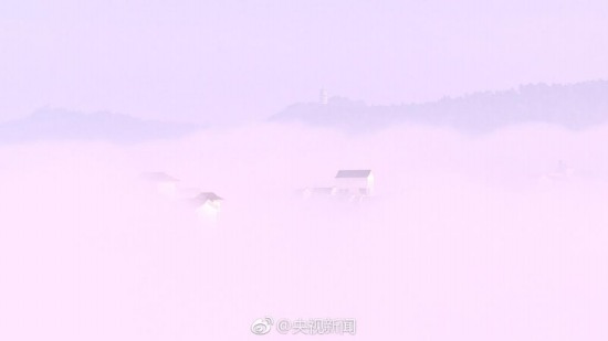 重慶現平流霧美景